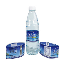 Botella de agua mineral de plástico personalizada Botella impermeable impermeable etiqueta de manga retráctil